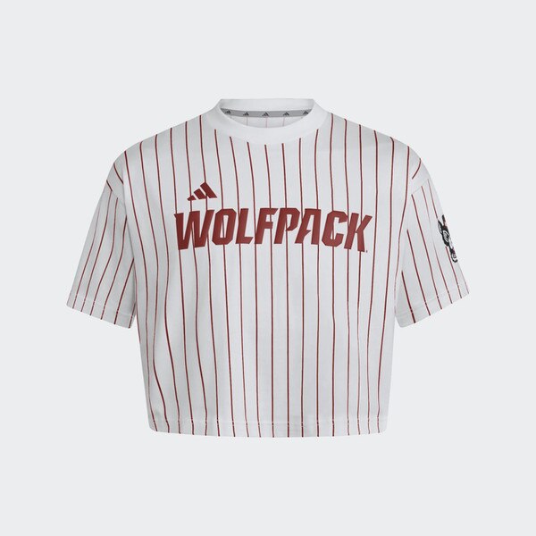 White/Red Ladies Sideline Pinstripe